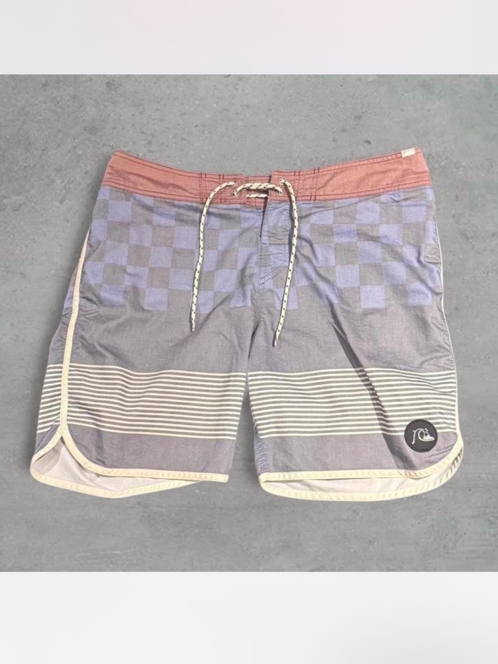 Quiksilver Checkerboard Board Shorts Size M